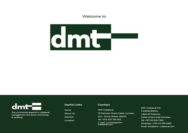 DMT Collateral Management.